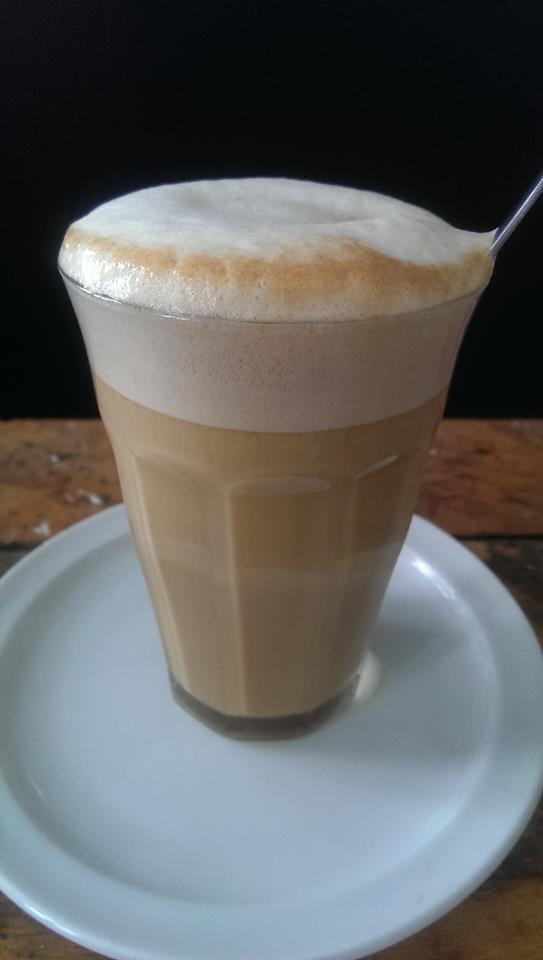En Caffe Latte med æggemælk.... I'm in looove! :-D